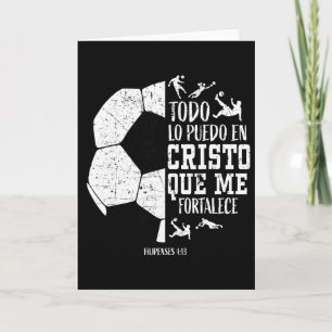 Spaans Spanish Christelijk Voetbal Filipenses Kaart