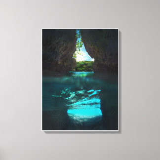 Spaans steps Beach Giant Rocks Canvas Afdruk