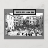 Spaans Steps Rome, Italië Briefkaart (Voorkant)