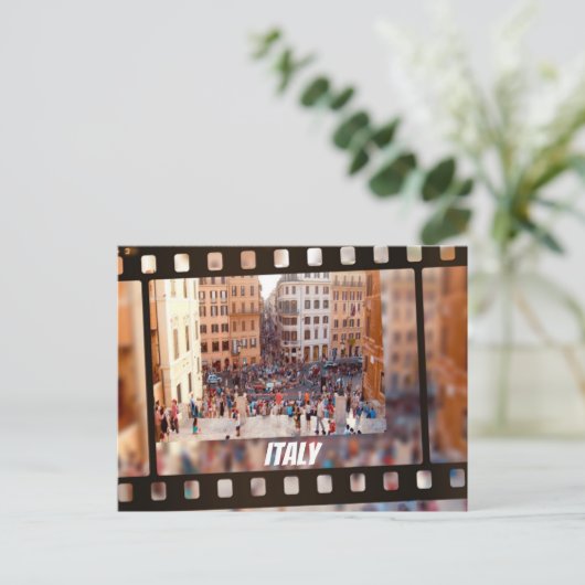 Spaans Steps Rome, Italië Briefkaart (Staand voorkant)