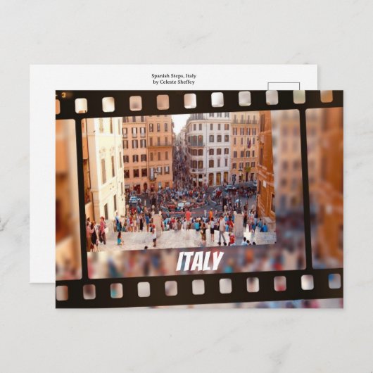 Spaans Steps Rome, Italië Briefkaart (Voorkant / Achterkant)