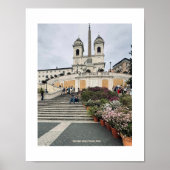 Spaans Steps, Rome, Italië Design Fotoprint Poster (Voorkant)
