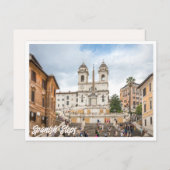 Spaans Steps Rome Italië Foto Briefkaart (Voorkant / Achterkant)