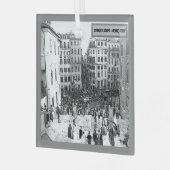 Spaans Steps Rome, Italië Glas Ornament (Voorkant links)