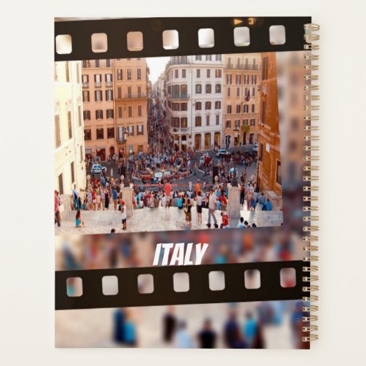 Spaans Steps Rome, Italië Planner (Achterkant)