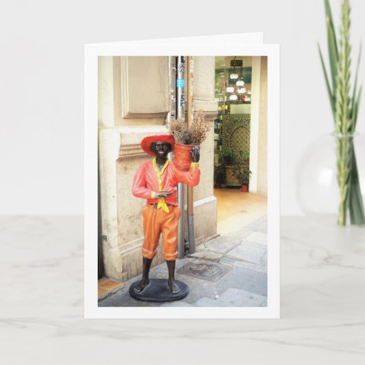 Spaans straatbeeld, stad Valencia, Spanje Kaart (Voorkant)