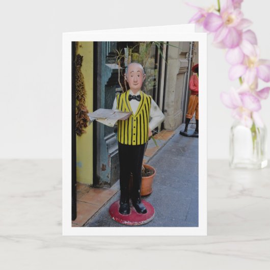 Spaans Straatbeeld, Valencia Stad, Spanje Kaart (Orchidee)