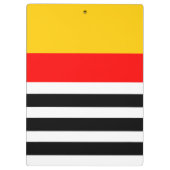 Spaans Stripe Classic clip board Klembord (Achterkant)
