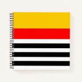 Spaans Stripe Classic notitieboek vierkant (Voorkant)
