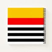 Spaans Stripe Classic notitieboek vierkant (Achterkant)