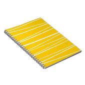 Spaans Stripe Geel notitieboek (Rechterzijde)