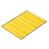 Spaans Stripe Geel notitieboek (Linkerzijde)
