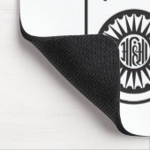 Spaans symbool van Ahimsa (hand van geweldloosheid Muismat (Hoek)