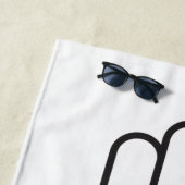 Spaans symbool van Ahimsa (hand van geweldloosheid Strandlaken (In situ)