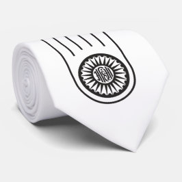 Spaans symbool van Ahimsa (hand van geweldloosheid Stropdas