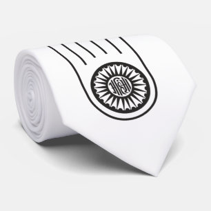 Spaans symbool van Ahimsa (hand van geweldloosheid Stropdas