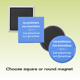 Spaans taal leren grammatica citaat blauw magneet