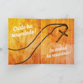 Spaans Taal Paschalis Groet Bijbelvers Feestdagen Kaart (Binnen)