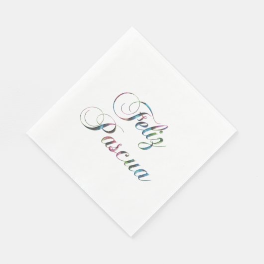 Spaans Taal Paspoort Feliz Pascua Napkins Servet (Hoek)