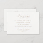 Spaans taalrecept en richtlijnen informatiekaartje (Voorkant / Achterkant)