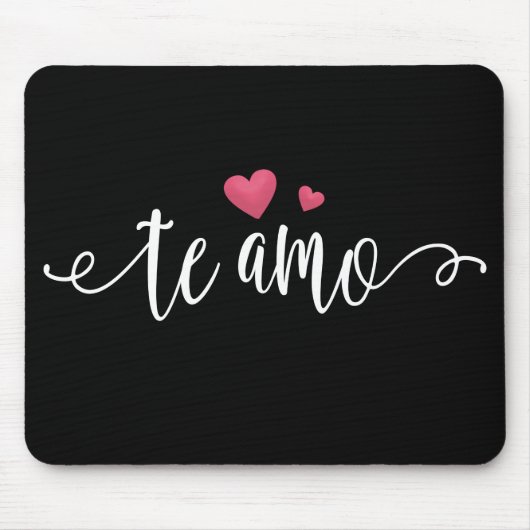 Spaans Te Amo I Love You Valentijn | Mousepad Muismat (Voorkant)
