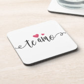 Spaans Te Amo I Love You Valentijn | ONDERZETTER (Linkerzijde)