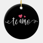 Spaans Te Amo I Love You Valentijn | ORNAMENT (Achterkant)