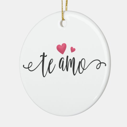 Spaans Te Amo I Love You Valentijn | ORNAMENT (Links)
