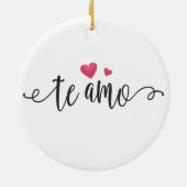Spaans Te Amo I Love You Valentijn | ORNAMENT (Achterkant)