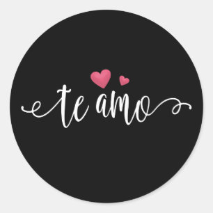 Spaans Te Amo I Love You Valentijn   Sticker
