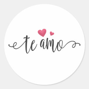 Spaans Te Amo I Love You Valentijn   Sticker