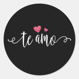 Spaans Te Amo Ik hou van je Valentijn | STICKER