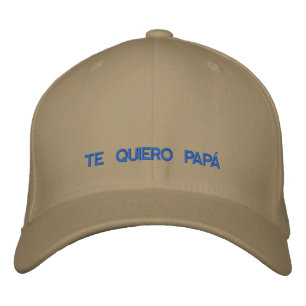 Spaans Te Quiero Papa Geborduurd Pet