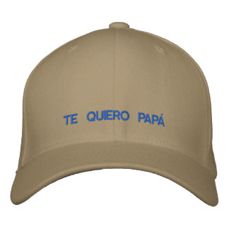 Spaans Te Quiero Papa Geborduurd Pet