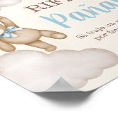 Spaans Teddy Beer Luier Raffle Teken Poster (Hoek)