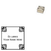 Spaans Tegel Bookplate Rubberstempel (Gestempeld)