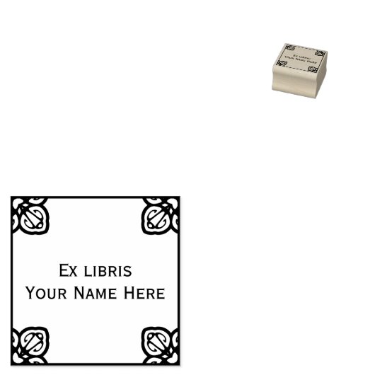 Spaans Tegel Bookplate Rubberstempel (Gestempeld)