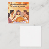 Spaans Thanksgiving gebed Notitiekaartje (Voorkant / Achterkant)