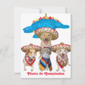 Spaans thema Kinderen uitnodiging (Voorkant)