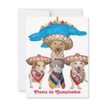 Spaans thema Kinderen uitnodiging