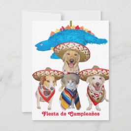 Spaans thema Kinderen uitnodiging