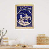 Spaans tijdschrift Don Quixote Sancho Panza Poster (Keuken)