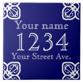 Spaans Tile House Sign Tegeltje (Voorkant)