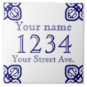 Spaans Tile House Sign Tegeltje (Voorkant)