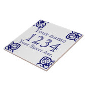 Spaans Tile House Sign Tegeltje (Zijkant)