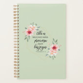 Spaans tweeslachtig vers Proverbios 31:10 Planner (Voorkant)