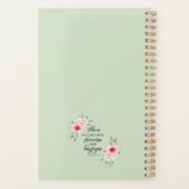 Spaans tweeslachtig vers Proverbios 31:10 Planner (Achterkant)