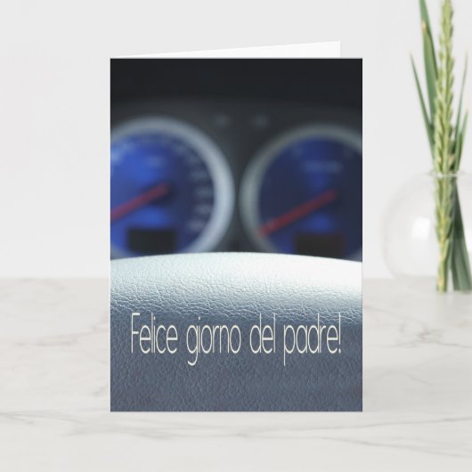 Spaans Vaderdag Car Dahboard Kaart (Voorkant)