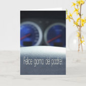 Spaans Vaderdag Car Dahboard Kaart (Gele Bloem)