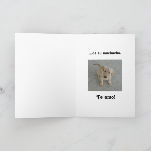 Spaans Vaderdag/Feliz Dia del Padre.. Kaart (Binnen)